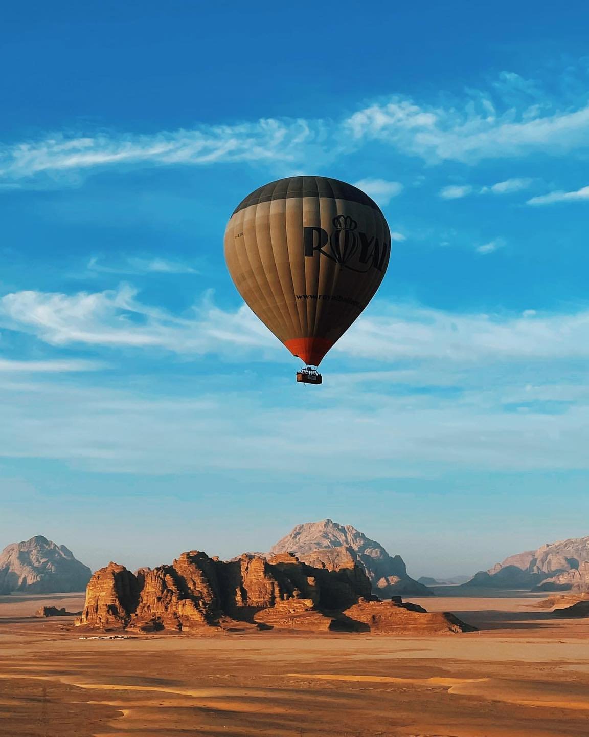 Hot Air Balloon Experience in Wadi Rum